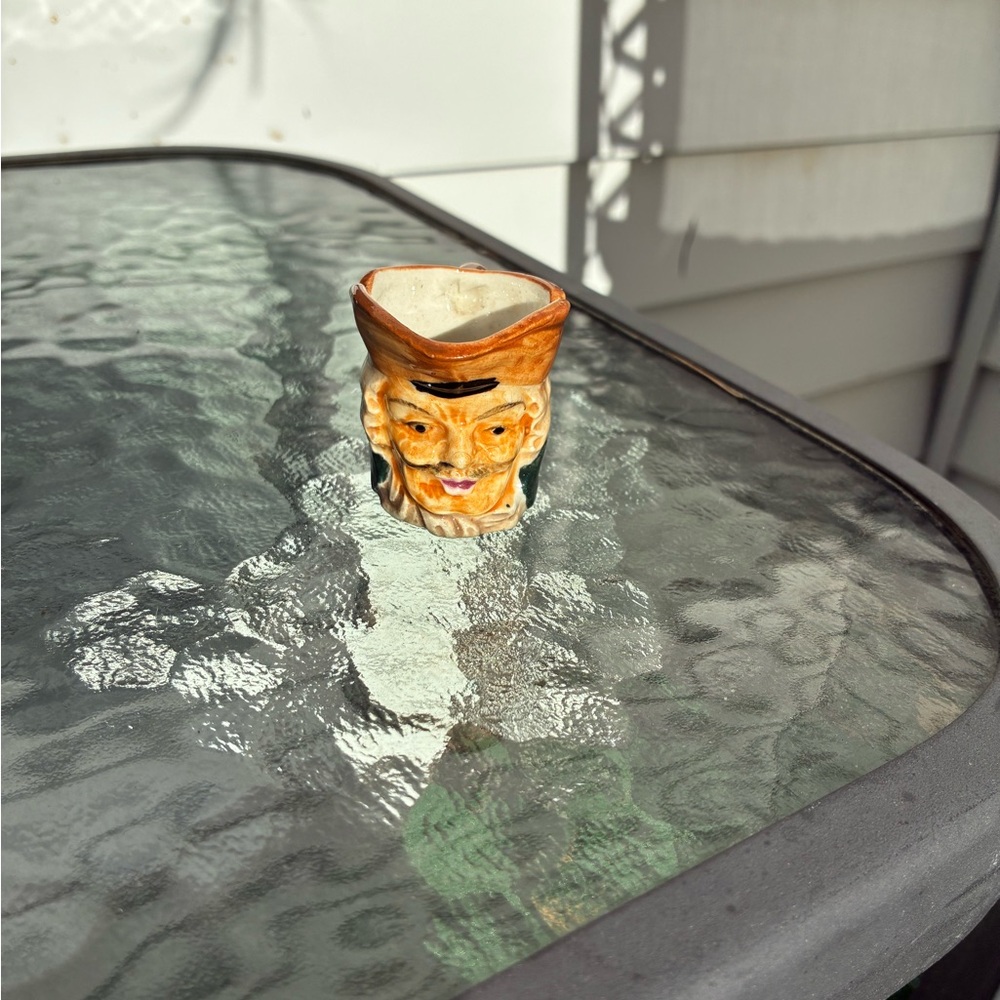 Mini Toby Cup - Handcrafted Pirate Head Ceramic Mug